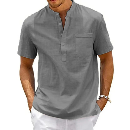 Casual Short Sleeve Vintage Streetwear Male Tops T-Shirts