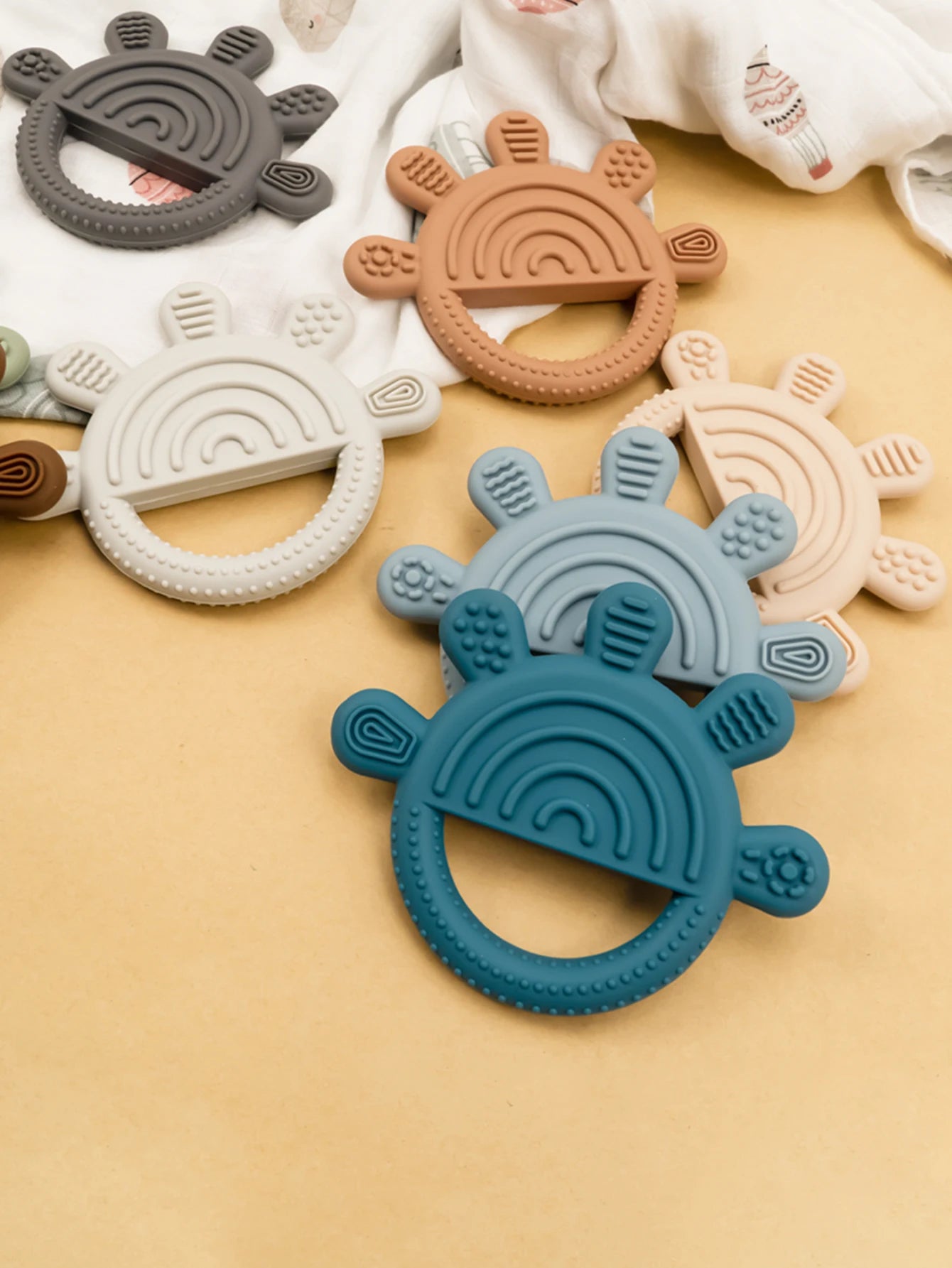 1PC Baby Silicone Teether Toys for Baby Chewing Training