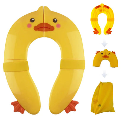 Baby Travel Folding Potty Seat Toddler Portable Toilet Training Seat