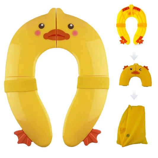 Baby Travel Folding Potty Seat Toddler Portable Toilet Training Seat