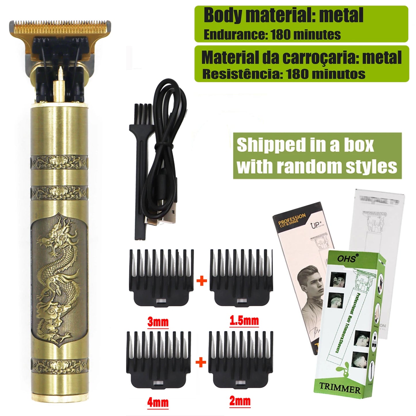 T9 Hair Clipper Repair Beard Shaving Body Hair Trimmer Clippers Electric