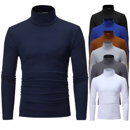 Thermal Underwear Tops Men Winter/ Autumn Men's Winter Tights High Neck cloth