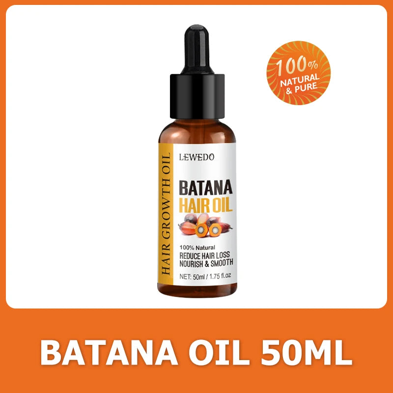 Lewedo Naturals Batana Oil Fast Hair Growth for Men Women Pure Batana Oil