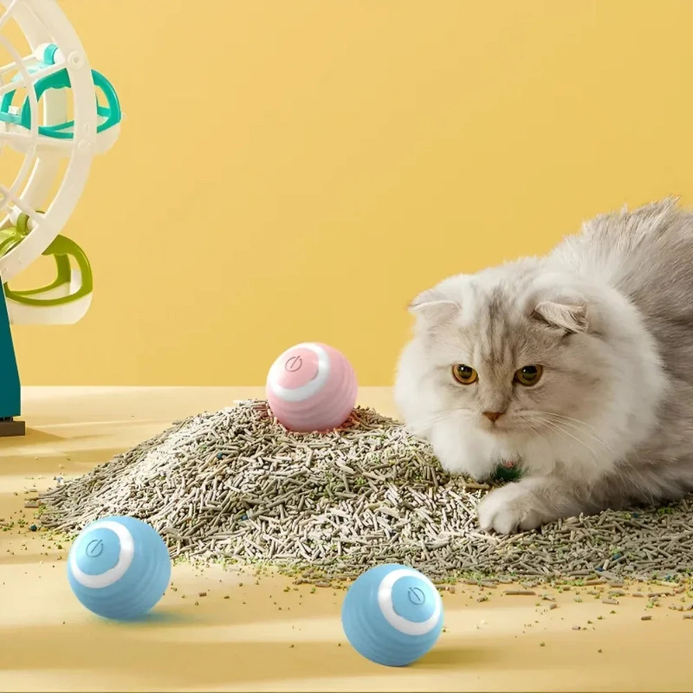 Cat - Indoor Automatic Rolling Magic Ball Electronic Interactive Cat Toy