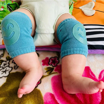 Knee Pads Leg Warmer Gaiter Smile Girl/b oy Kids Crawling Elbow Kneepad Slips
