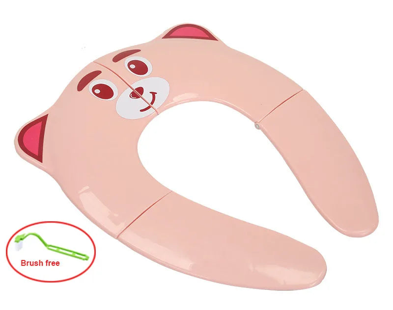 Baby Travel Folding Potty Seat Toddler Portable Toilet Training Seat