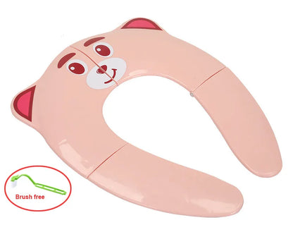 Baby Travel Folding Potty Seat Toddler Portable Toilet Training Seat