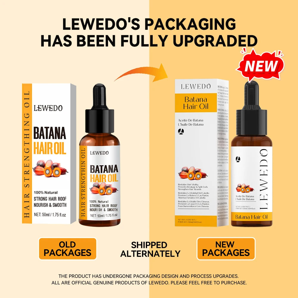 Lewedo Naturals Batana Oil Fast Hair Growth for Men Women Pure Batana Oil