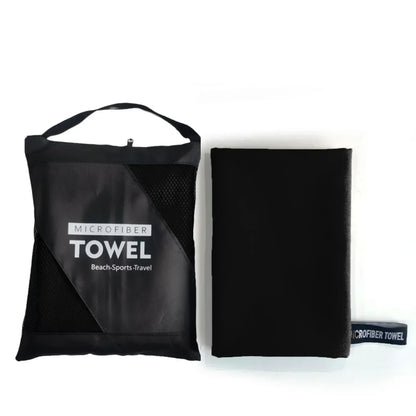 Quick-Dry Microfiber Towel - Ultra Absorbent, Compact & Sandproof for outdoors.