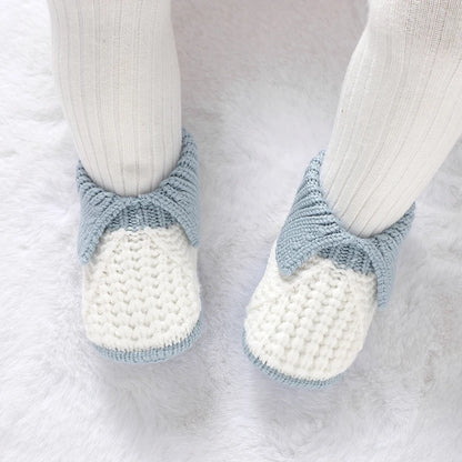 Newborn Baby Shoes Knit Infant Boys Girls Boots Shoes 0-18m Chlid Footwear