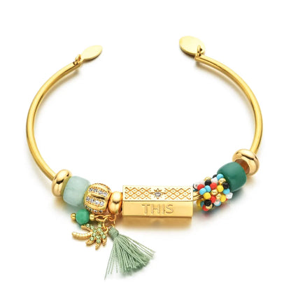 Hand Cuff - Turkish Evil Eye Bangle Bracelet for Women Gifts