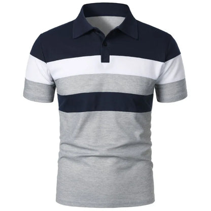 Summer Luxury Polo Shirt Mens Polo Large T Shirts Shorts Sleeve Turn-Down Collar
