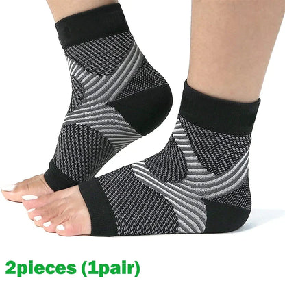1Pair  Plantar Fasciitis Splint Night Compression Sock Heel Supports for Heels