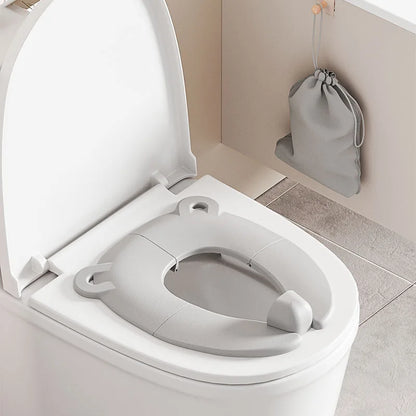 Baby Travel Folding Potty Seat Toddler Portable Toilet Training Seat