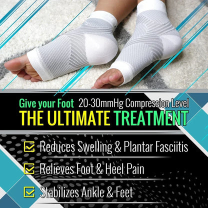1Pair  Plantar Fasciitis Splint Night Compression Sock Heel Supports for Heels