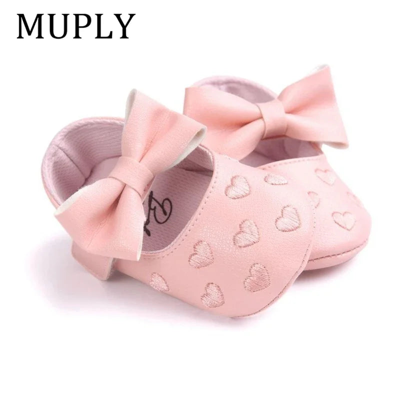 Baby PU Leather Baby Boy Girl Baby Non-Slip Footwear Crib Shoes