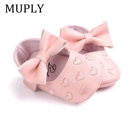 Baby PU Leather Baby Boy Girl Baby Non-Slip Footwear Crib Shoes