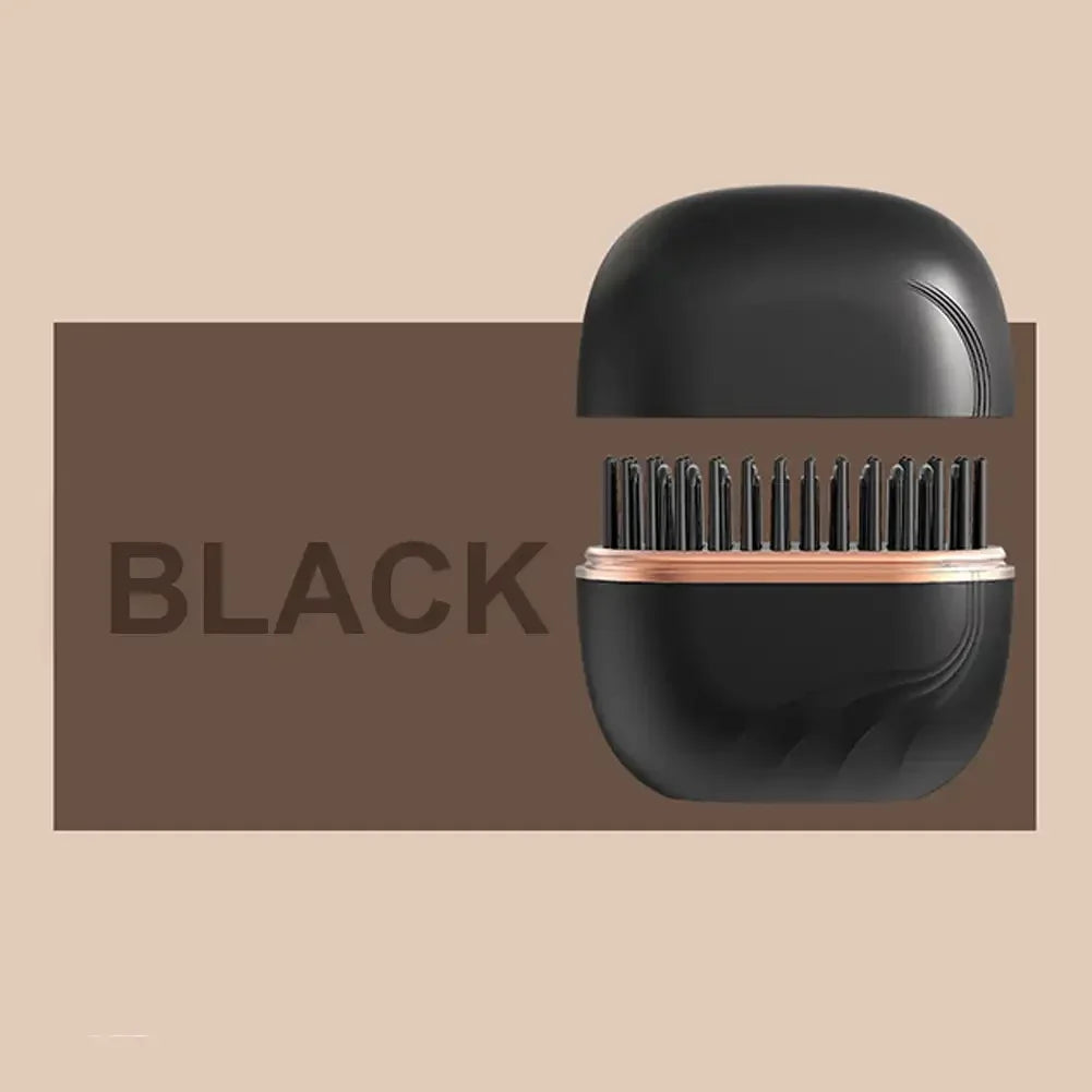 Rechargeable Mini Smoothing Brush for Styling for Home Travel Gift