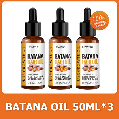 Lewedo Naturals Batana Oil Fast Hair Growth for Men Women Pure Batana Oil