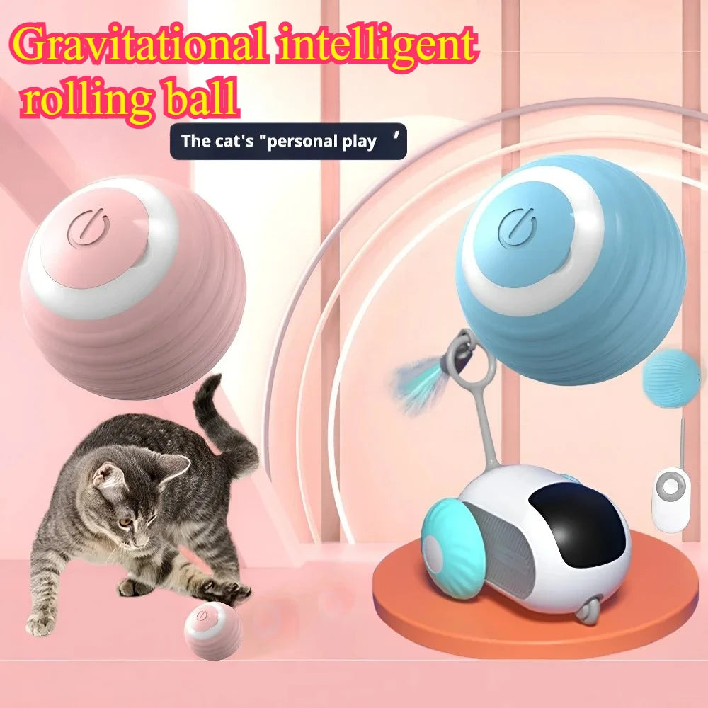 Cat - Indoor Automatic Rolling Magic Ball Electronic Interactive Cat Toy