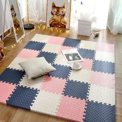12Pcs 30*30*1cm Foam Baby Play Mat Puzzle Mat Kids Interlocking Exercise Tiles