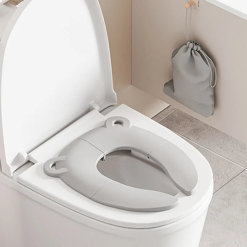 Baby Travel Folding Potty Seat Toddler Portable Toilet Training Seat