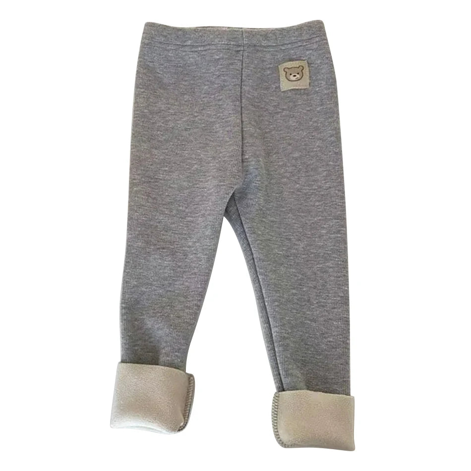 Leggings Unisex Baby Cold Prevent Warm Cartoon Elastic Bound Feet Pants