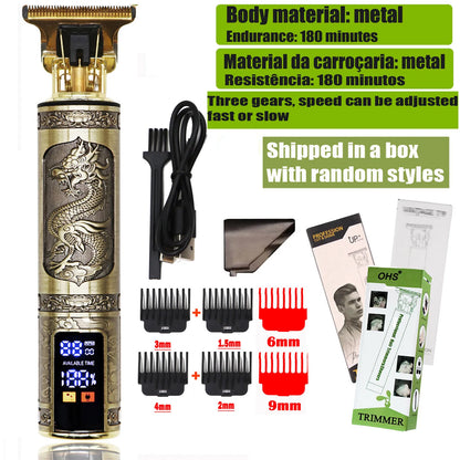 T9 Hair Clipper Repair Beard Shaving Body Hair Trimmer Clippers Electric