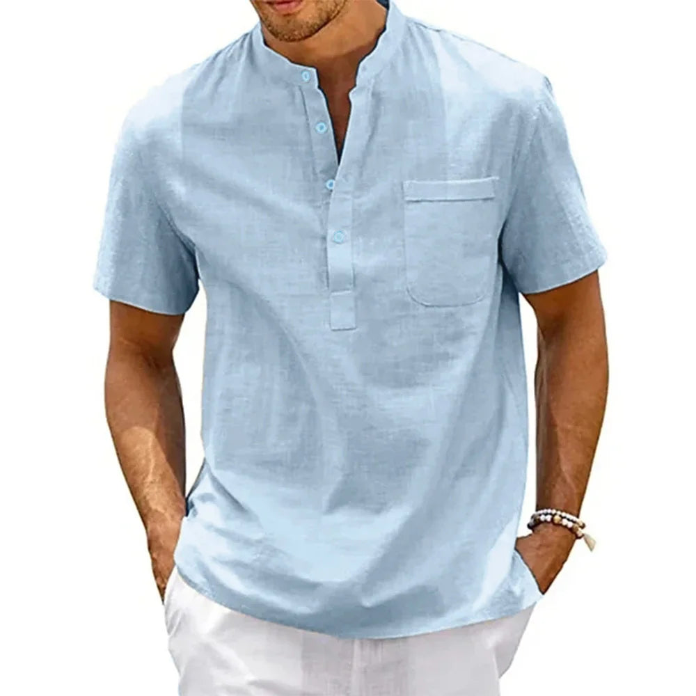 Casual Short Sleeve Vintage Streetwear Male Tops T-Shirts