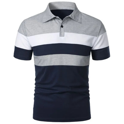Summer Luxury Polo Shirt Mens Polo Large T Shirts Shorts Sleeve Turn-Down Collar
