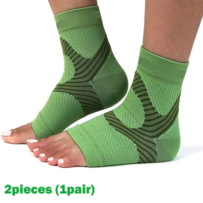 1Pair  Plantar Fasciitis Splint Night Compression Sock Heel Supports for Heels
