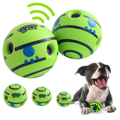 New Hot Wobble Wag Giggle Glow Ball Interactive Dog toy. Giggle Sounds Ball