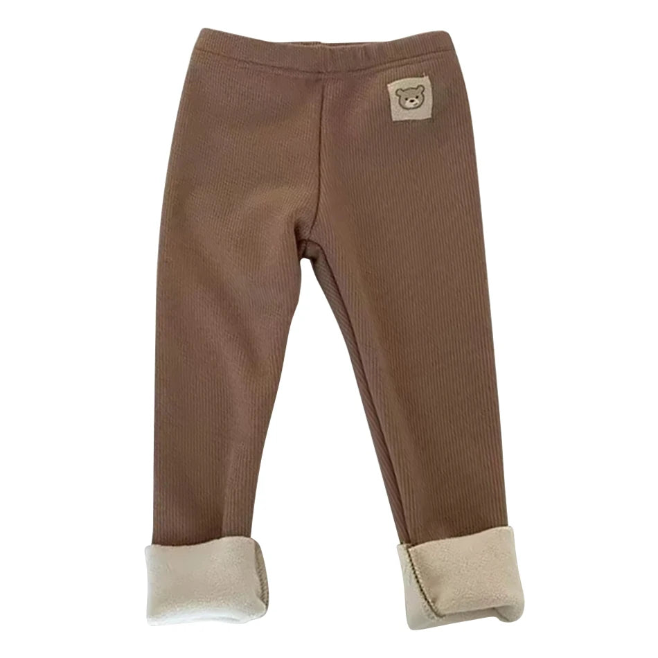 Leggings Unisex Baby Cold Prevent Warm Cartoon Elastic Bound Feet Pants