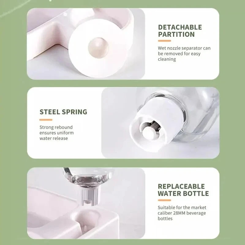 Basin Dual-Use Multi-Functional Drinking and Feeding