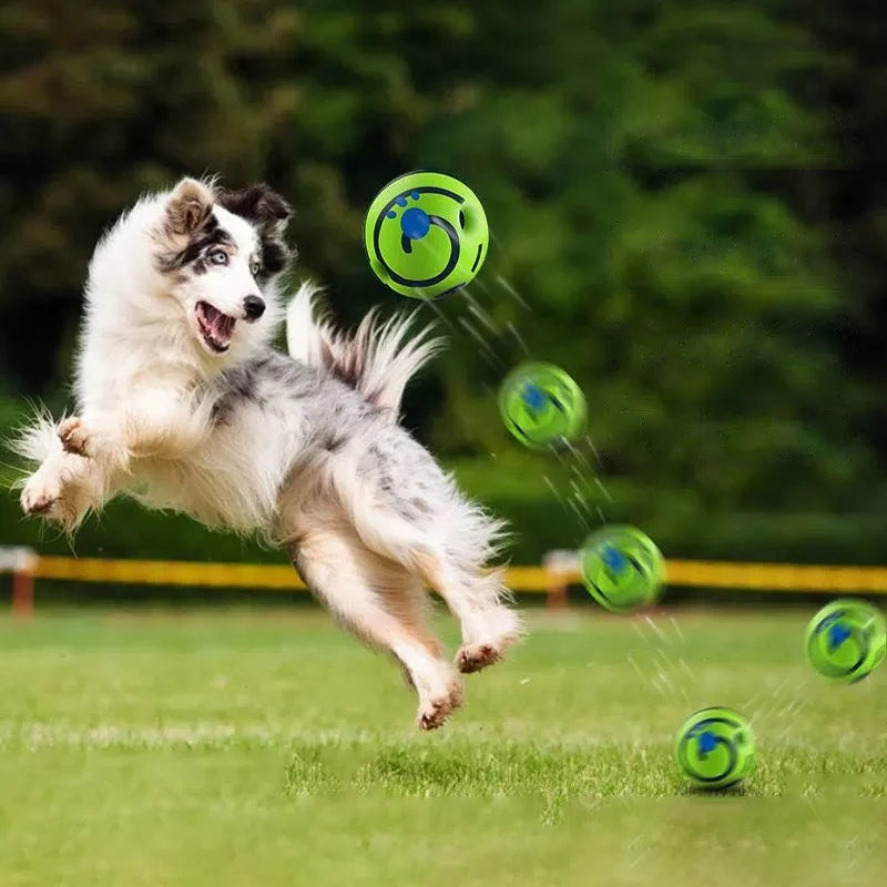 New Hot Wobble Wag Giggle Glow Ball Interactive Dog toy. Giggle Sounds Ball