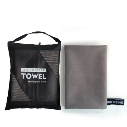 Quick-Dry Microfiber Towel - Ultra Absorbent, Compact & Sandproof for outdoors.