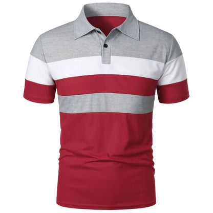Summer Luxury Polo Shirt Mens Polo Large T Shirts Shorts Sleeve Turn-Down Collar