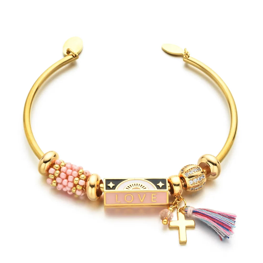 Hand Cuff - Turkish Evil Eye Bangle Bracelet for Women Gifts