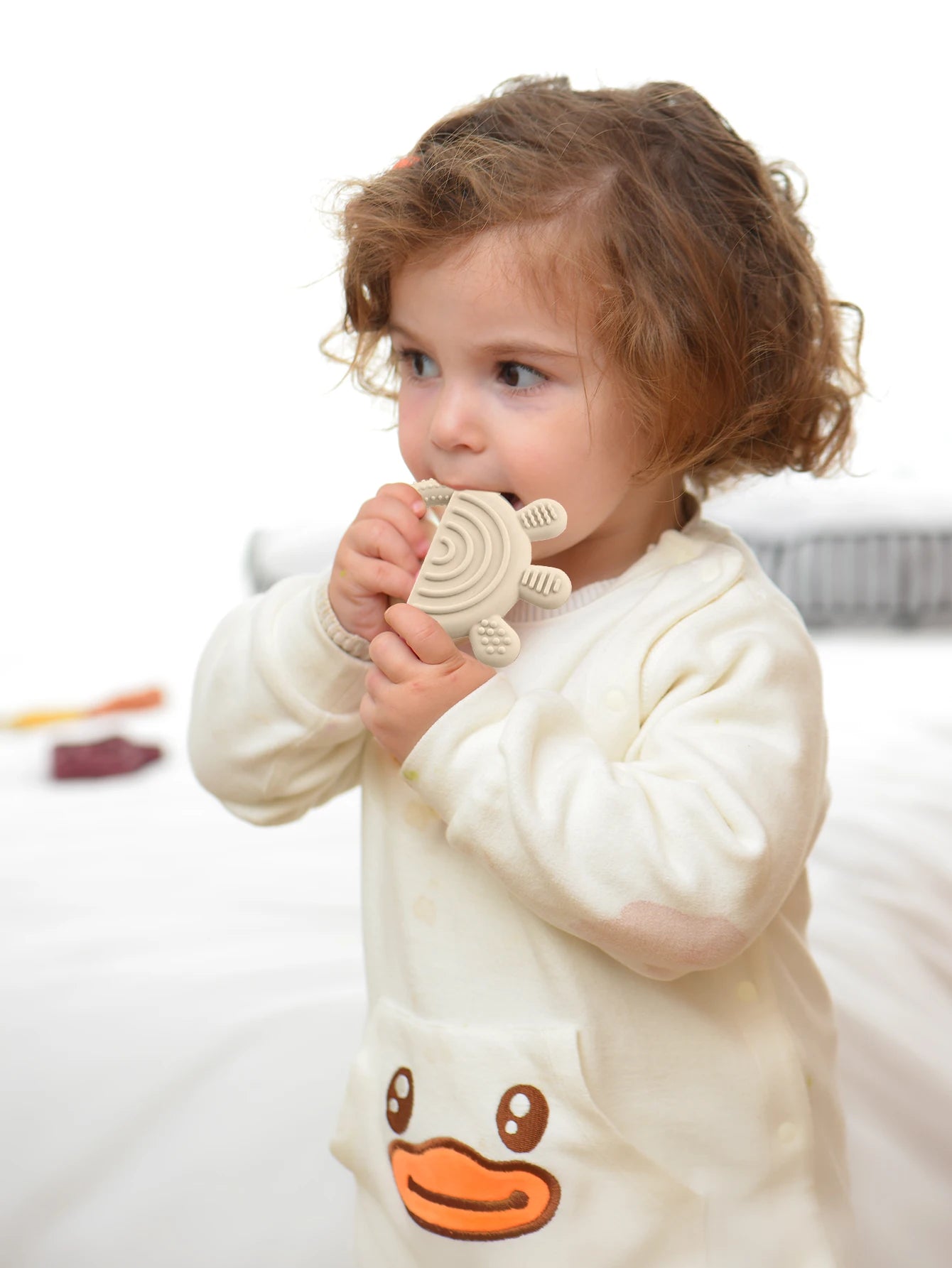 1PC Baby Silicone Teether Toys for Baby Chewing Training