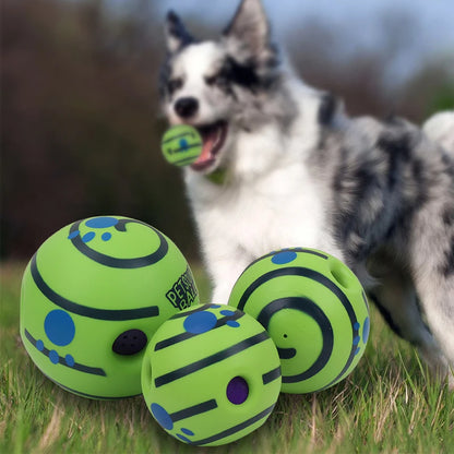 New Hot Wobble Wag Giggle Glow Ball Interactive Dog toy. Giggle Sounds Ball