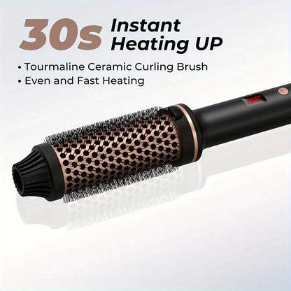 3 in 1 Ionic Hair Curler Straightener Professional Curling Hair Styling Brush