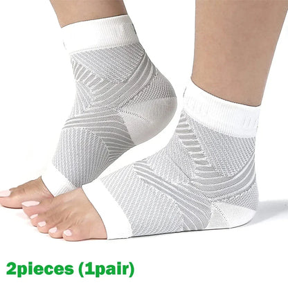 1Pair  Plantar Fasciitis Splint Night Compression Sock Heel Supports for Heels