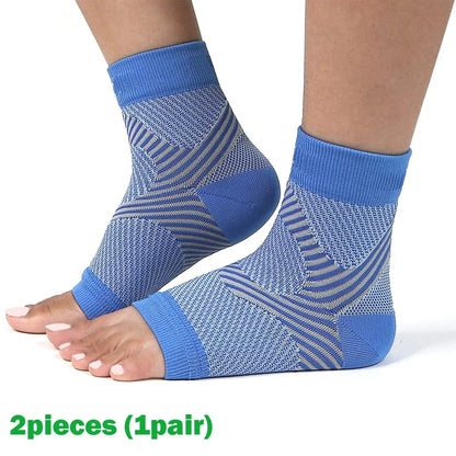 1Pair  Plantar Fasciitis Splint Night Compression Sock Heel Supports for Heels