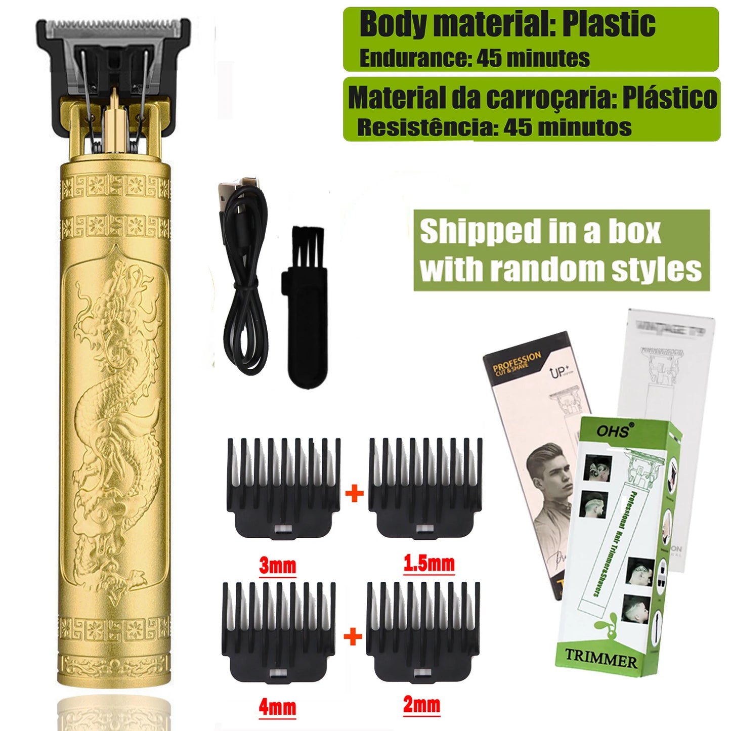 T9 Hair Clipper Repair Beard Shaving Body Hair Trimmer Clippers Electric