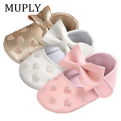 Baby PU Leather Baby Boy Girl Baby Non-Slip Footwear Crib Shoes