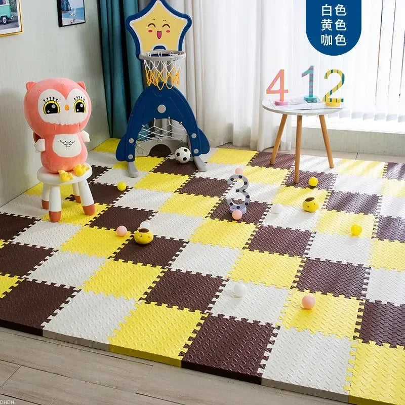 12Pcs 30*30*1cm Foam Baby Play Mat Puzzle Mat Kids Interlocking Exercise Tiles