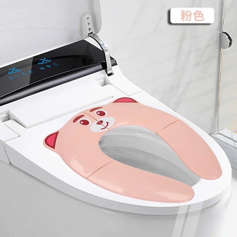 Baby Travel Folding Potty Seat Toddler Portable Toilet Training Seat