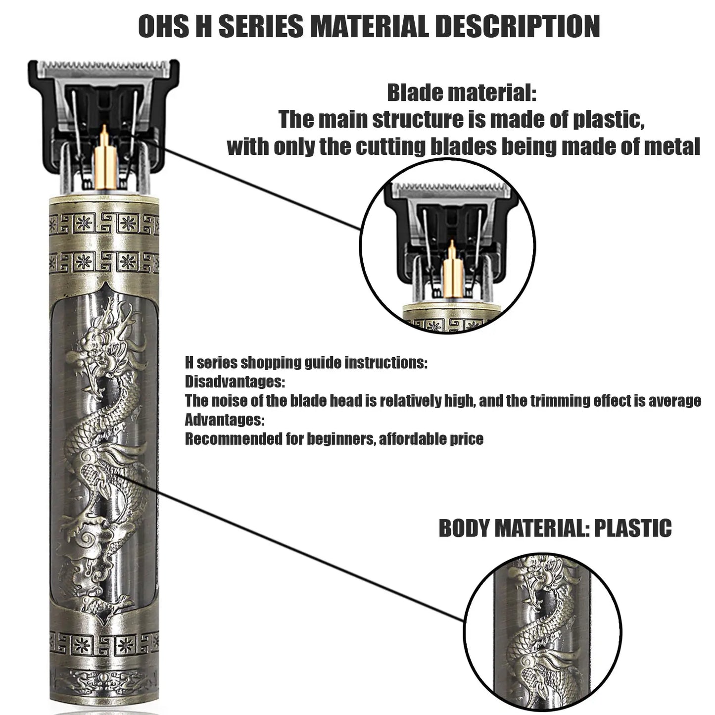 T9 Hair Clipper Repair Beard Shaving Body Hair Trimmer Clippers Electric