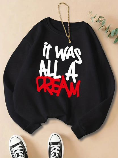 Women Casual Comfortable Pullover Prints Sweatshirt Fashion