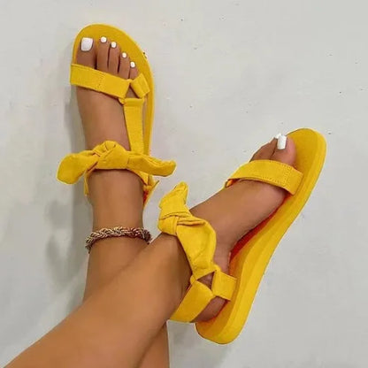 2024 Summer Flat Women's Shoes Hemp Rope Set Foot Beach Sand